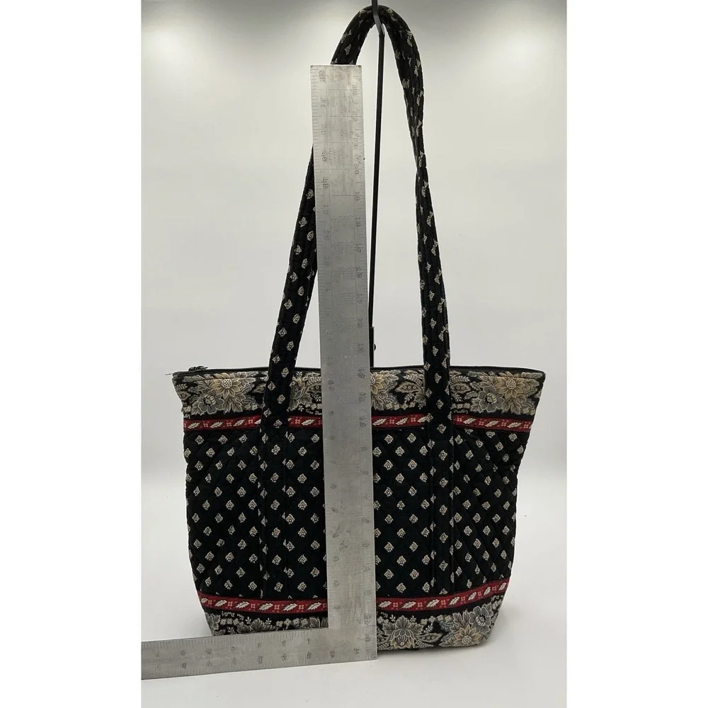 Vera Bradley Black And Paisley Vintage Purse Clutch And Matching Wallet Set